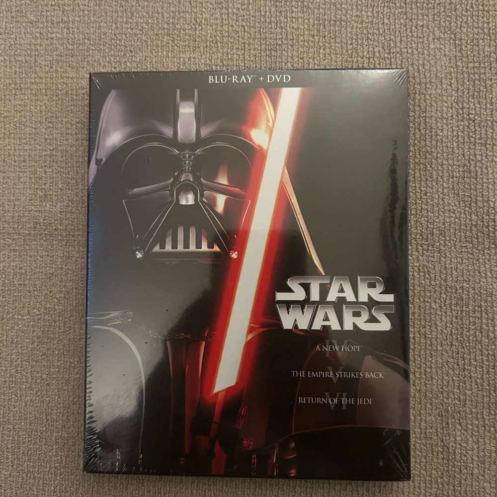 Star Wars Trilogy 6 Disc DVD/Blu-Ray Set (2013) New In Wrapper